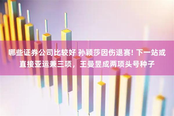 哪些证券公司比较好 孙颖莎因伤退赛! 下一站或直接亚运兼三项，王曼昱成两项头号种子